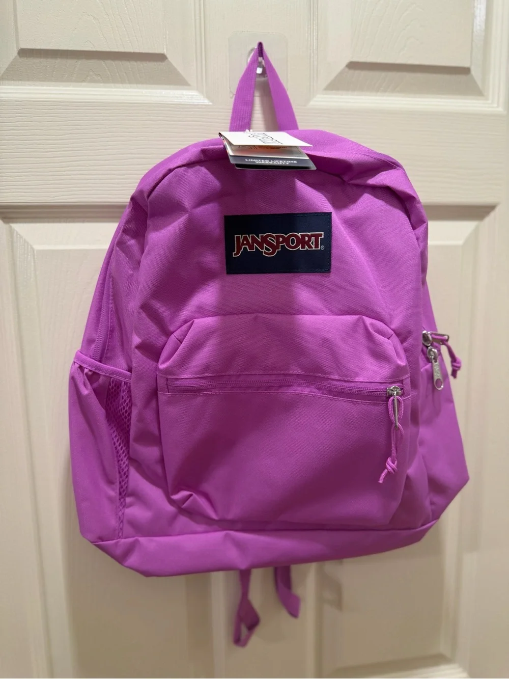 Jansport Cross Town Plus Everyday Backpack 17” in Digital Fuschia NWT